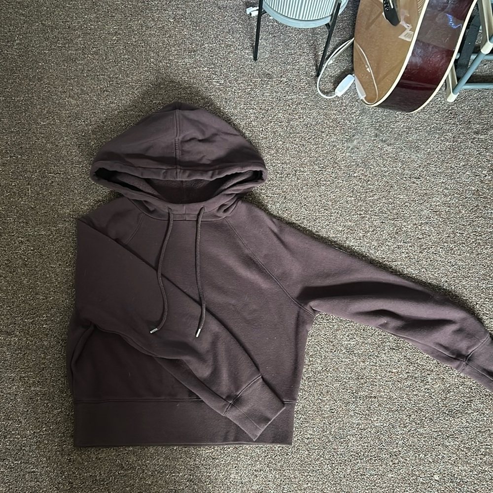Cropped Brown Hoodie